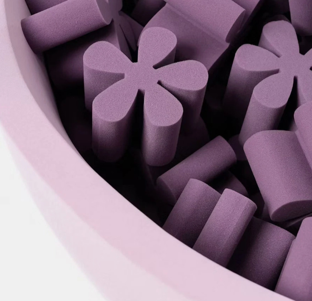 SMOL Foam Shapes Flower Daisy - 30pc Purple NWT